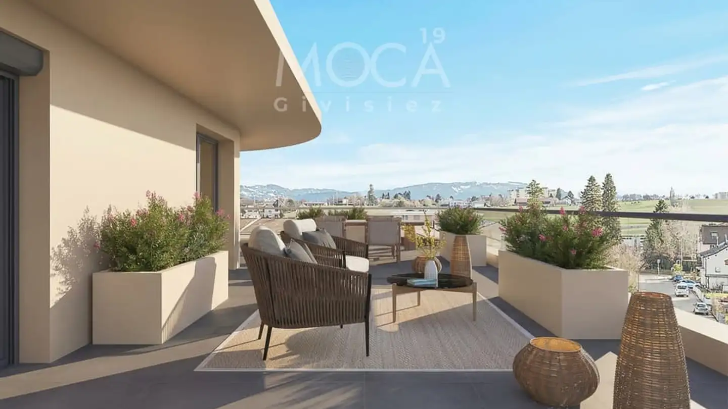 Appartamento in affitto - Route Du Mont-Carmel 19, 1762 Givisiez