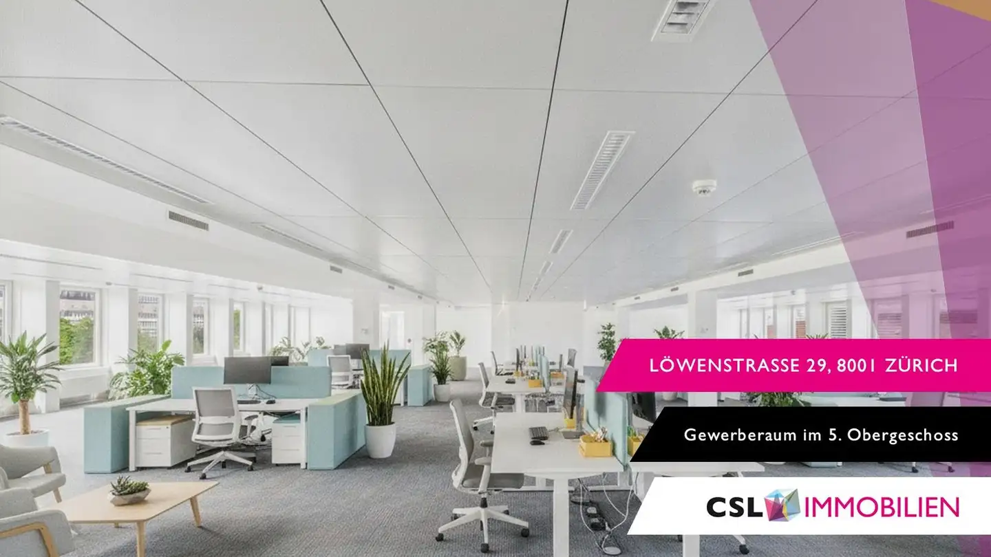 Bürofläche mieten - Löwenstrasse 29, 8001 Zürich