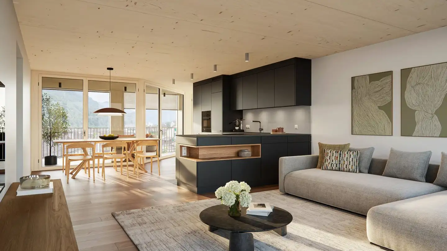 Appartement à louer - Molliserstrasse 7, 8754 Netstal