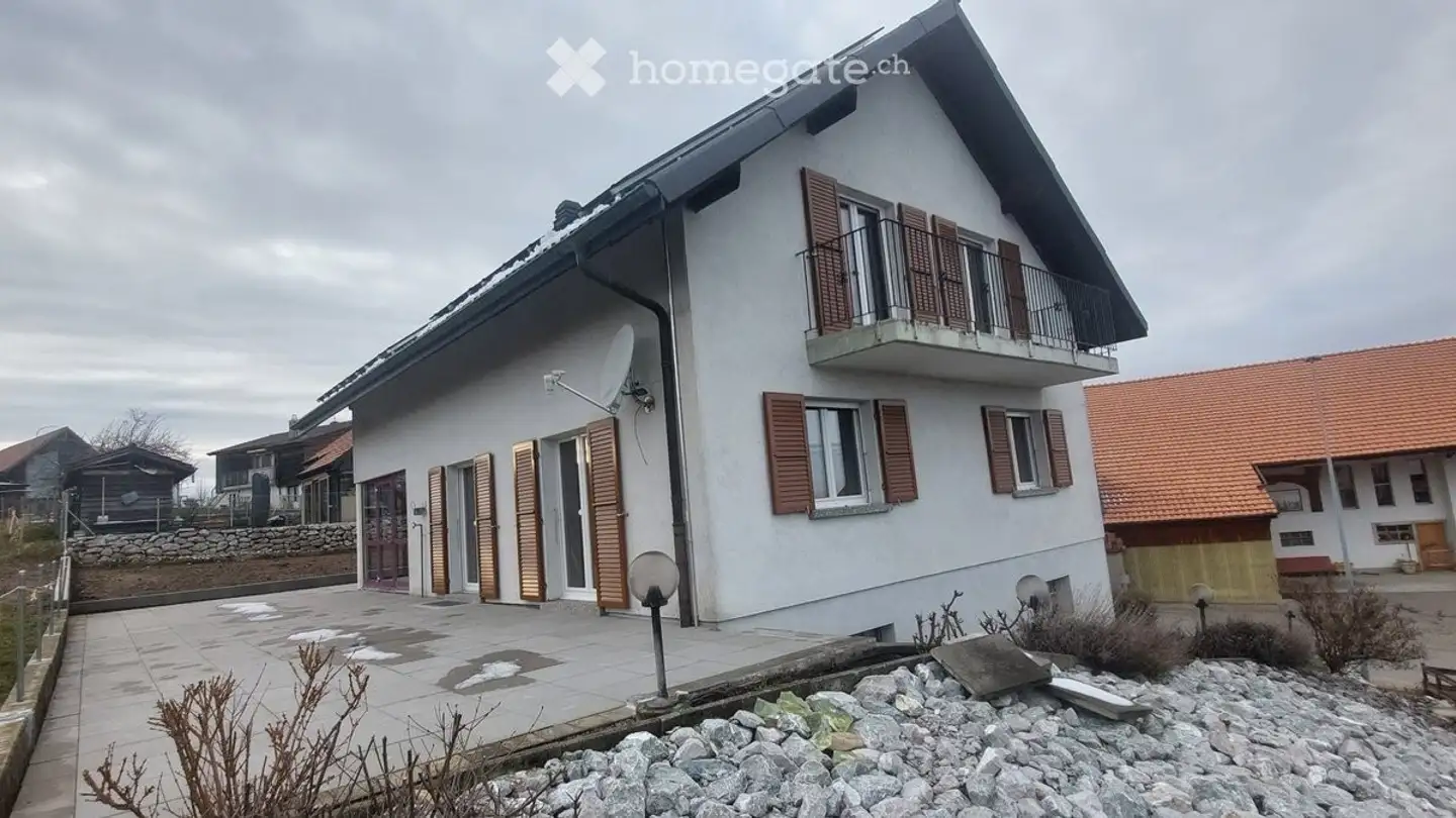 Single house for rent - Chemin De La Buchille 17, 1694 Villarsiviriaux - Photo 2