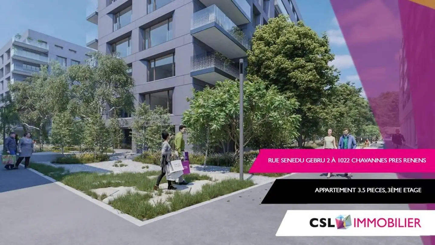 Wohnung mieten - Rue Senedu Gebru 2, 1022 Chavannes-près-Renens