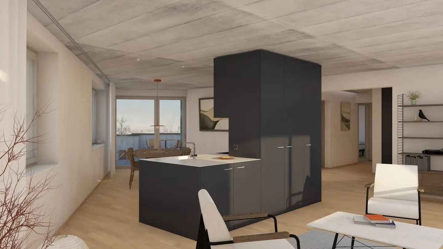 Dachgeschosswohnung mieten - 4051 Basel