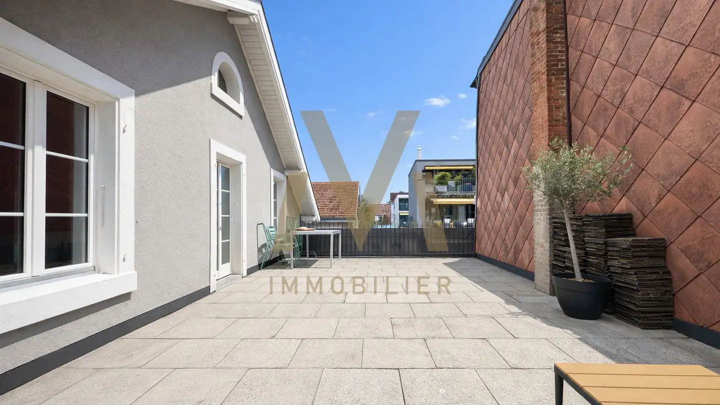 Dachgeschosswohnung mieten - Chemin Ritter / Ritterweg 10, 2502 Biel/Bienne