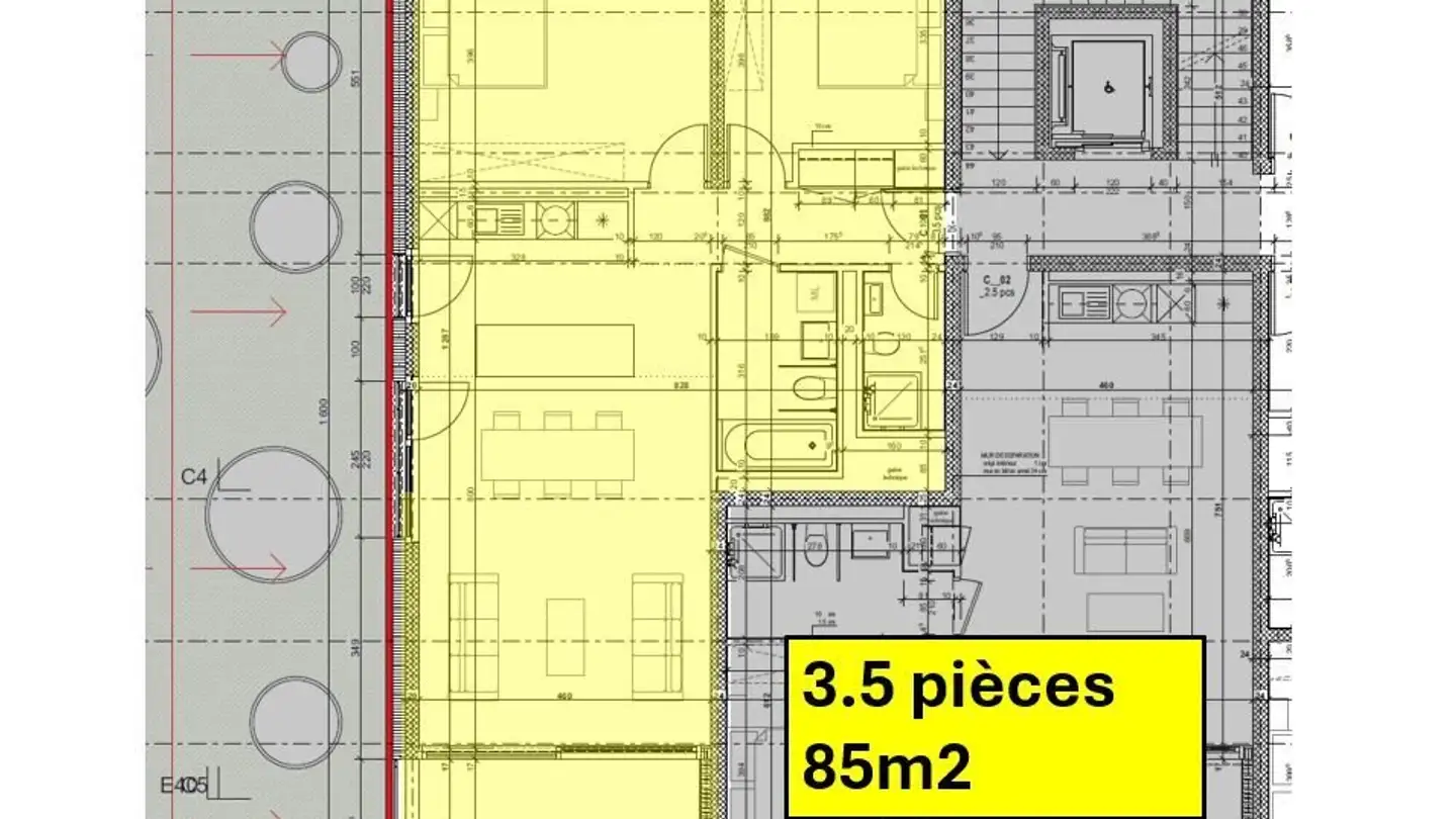 Appartamento in affitto - Route Du Pont-Rouge 1a, 1870 Monthey - Foto 3