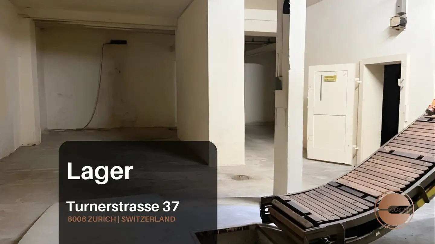 Storage space for rent - Turnerstrasse 37, 8006 Zürich