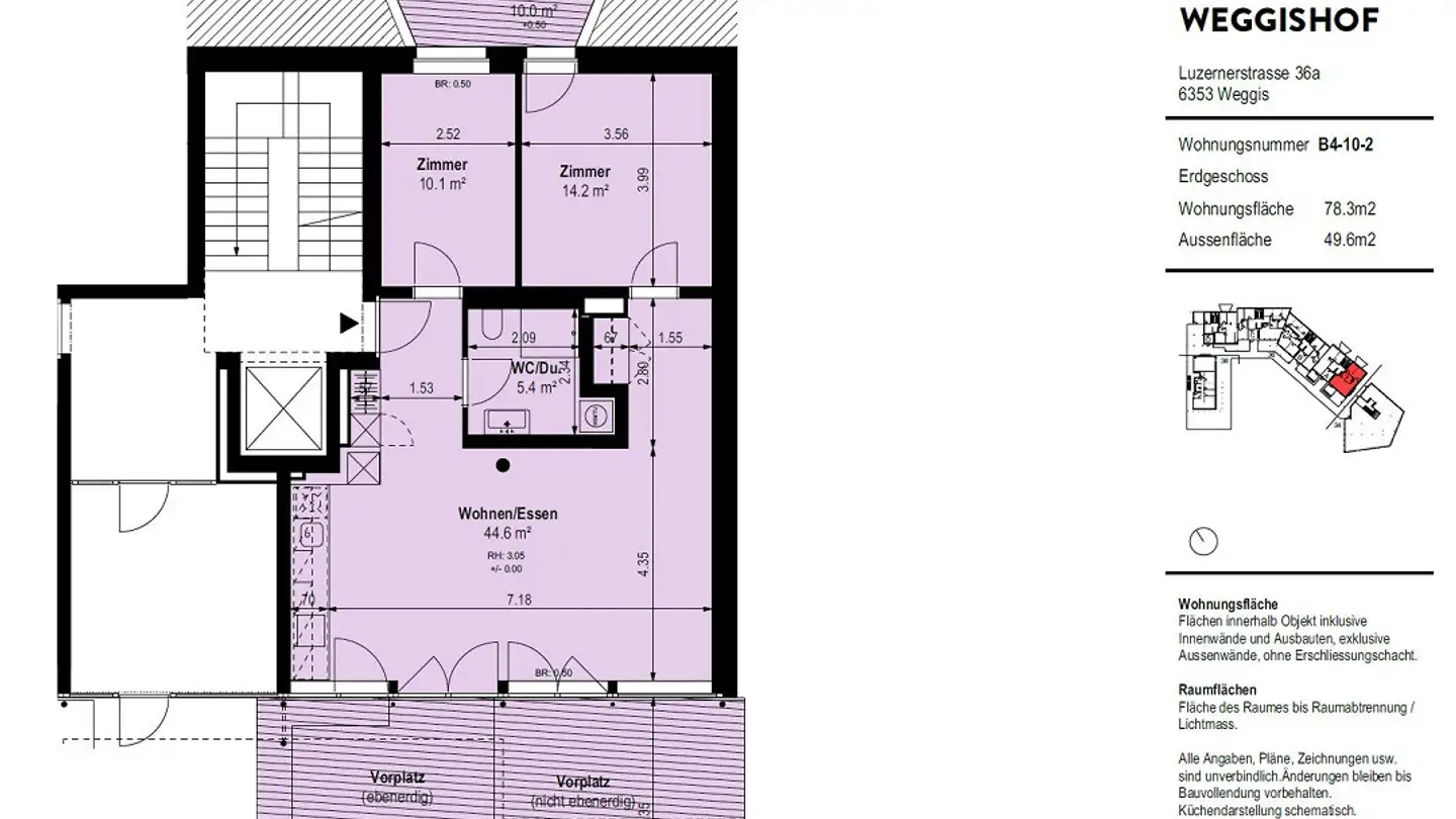 Appartamento in affitto - Luzernerstrasse 36a, 6353 Weggis