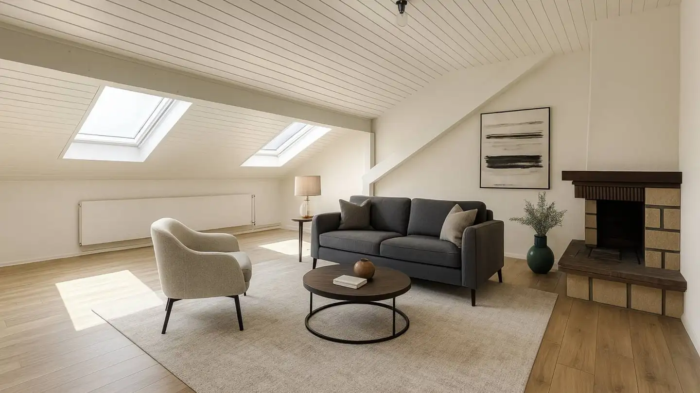 Attic flat for sale - 1483 Montet (Broye)