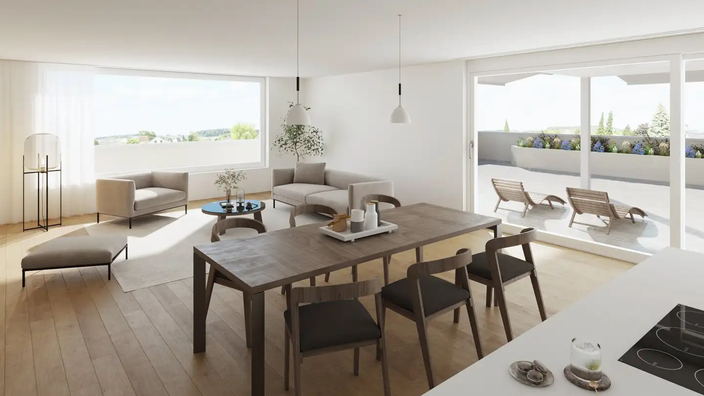 Appartement en terrasse à louer - Moosgasse 9, 5614 Sarmenstorf - Photo 3