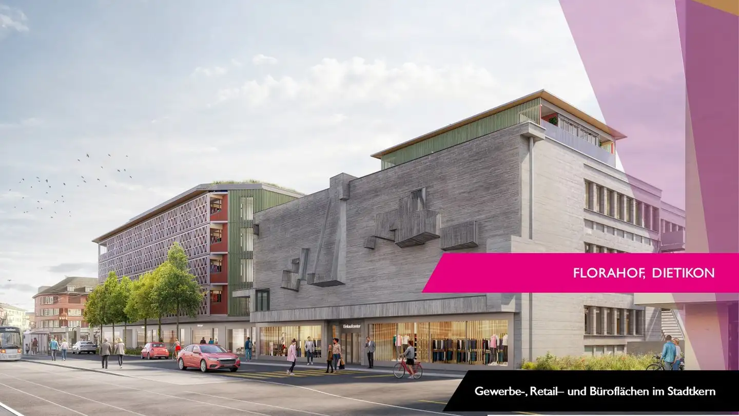 Shop for rent - Zentralstrasse 16, 8953 Dietikon