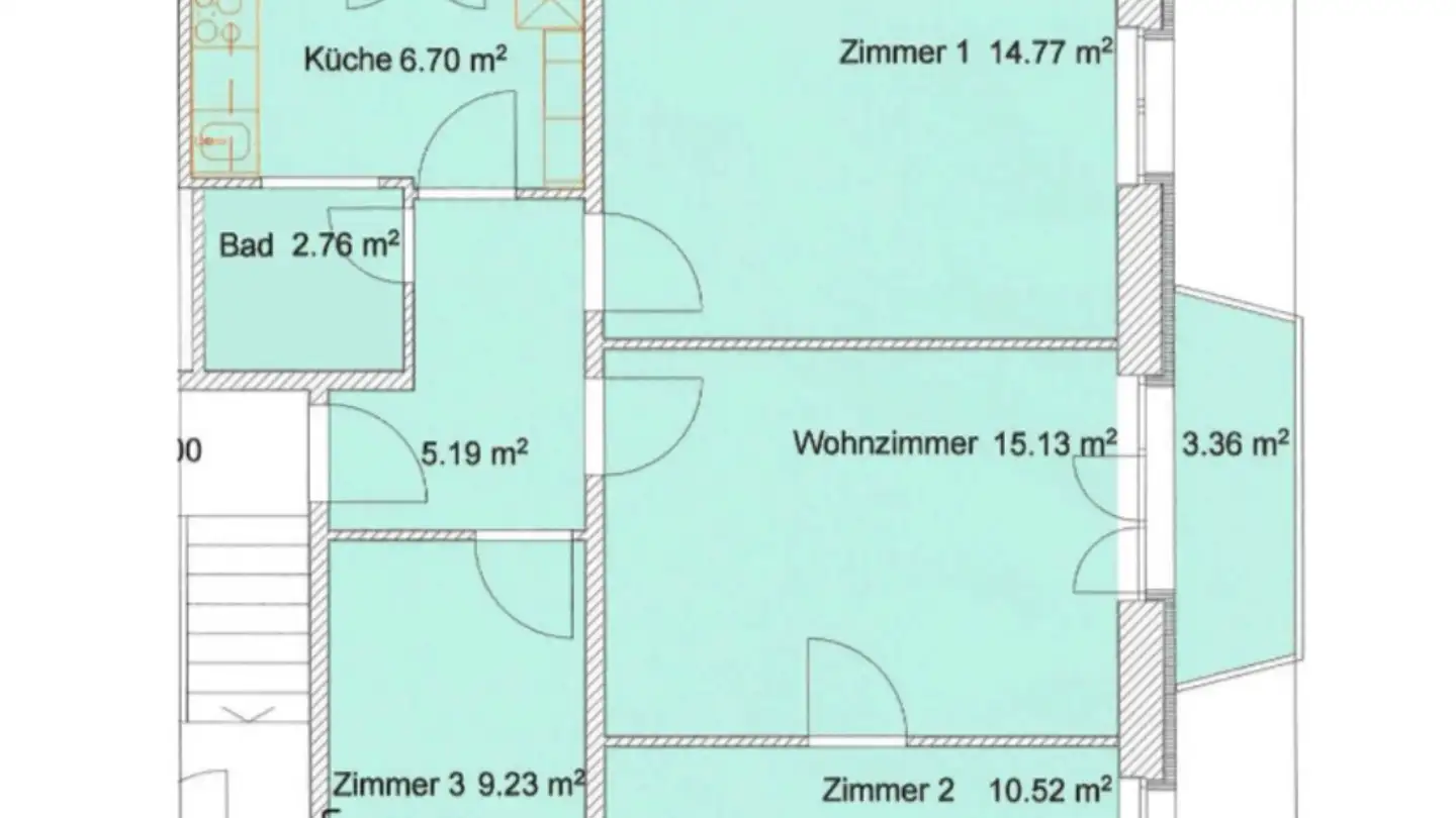 Appartement à louer - Pestalozzistrasse 25, 4600 Olten