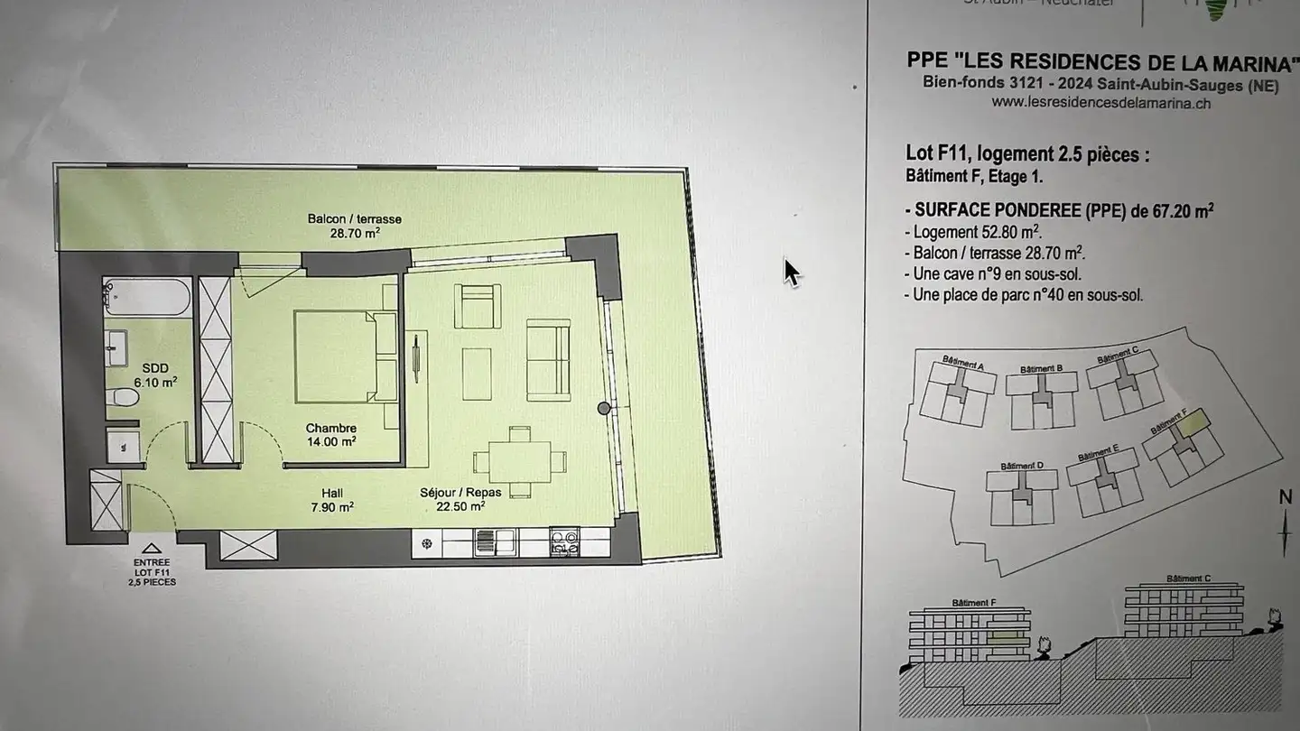 Appartement à louer - Rue Du Débarcadère 5b, 2024 St-Aubin-Sauges - Photo 3