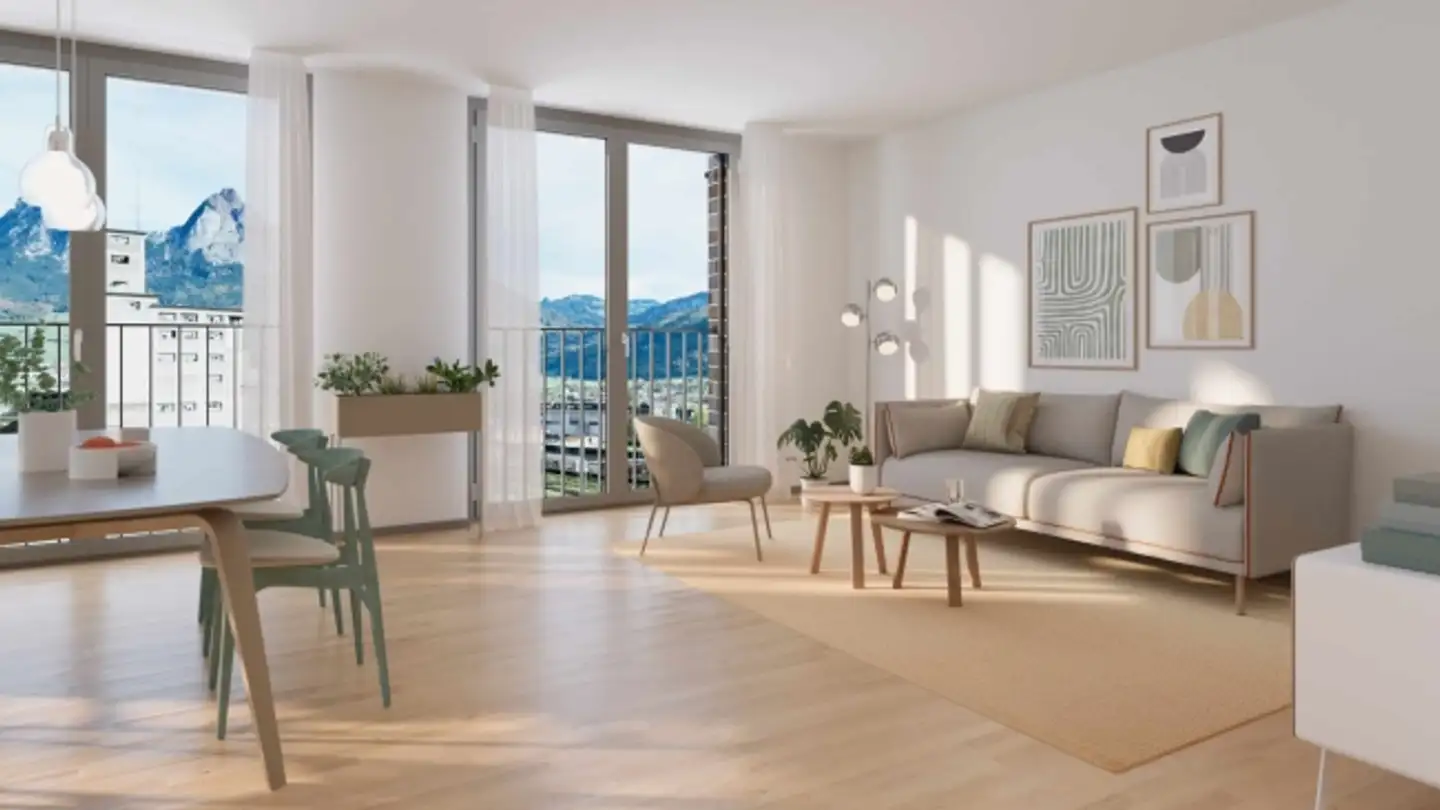 Wohnung mieten - Rosalia-Allee 1, 6440 Brunnen - Foto 2