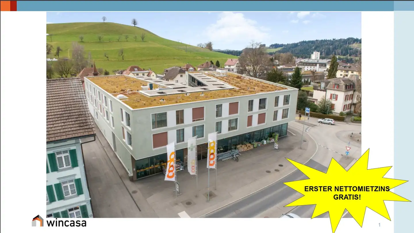 Appartement à louer - Bahnhofstrasse 43, 4950 Huttwil