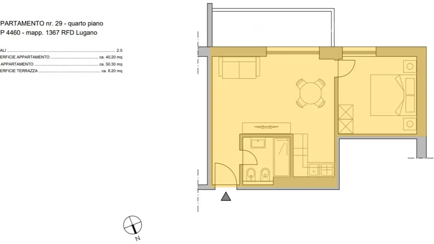 Appartamento in affitto - Via Al Ponte 6, 6900 Lugano - Foto 2