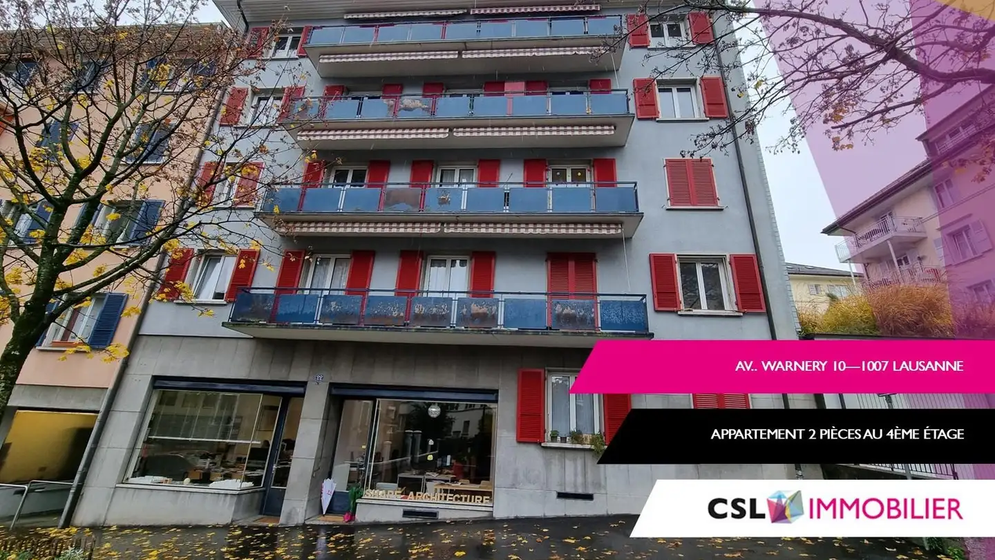 Wohnung mieten - Avenue Henri-Warnery 10, 1007 Lausanne