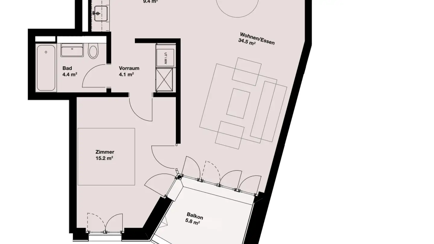 Appartamento in affitto - Käferholzstrasse 40, 8057 Zürich - Foto 4