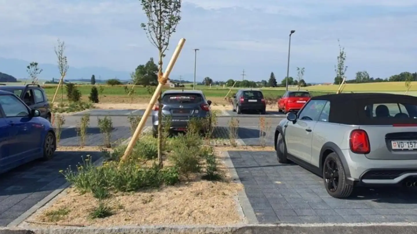 Place de parking extérieure à louer - Chemin des Prés-du-Dimanche, 1304 Cossonay-Ville
