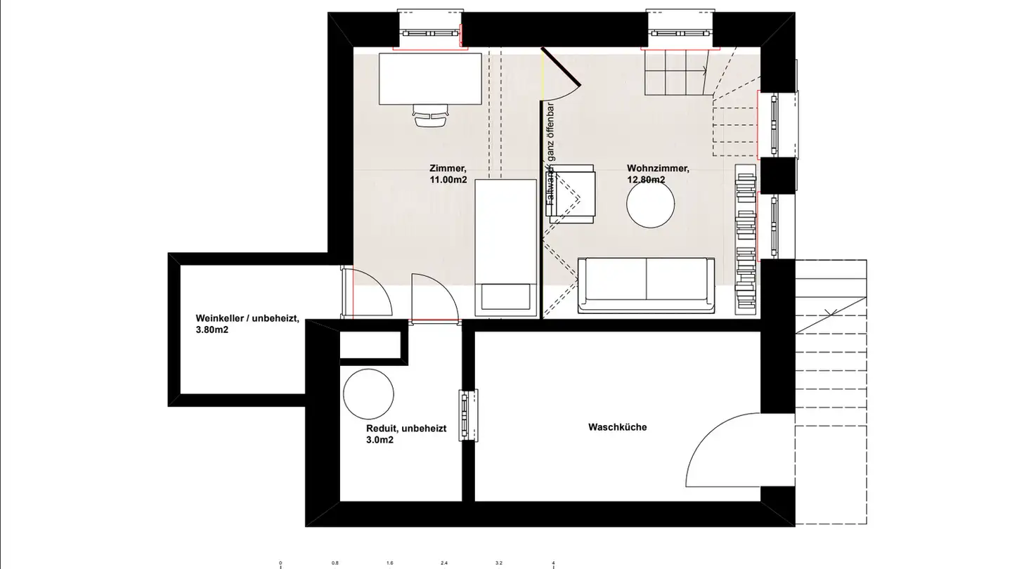 Appartement à louer - Ausserdorfstrasse, 6147 Altbüron - Photo 3