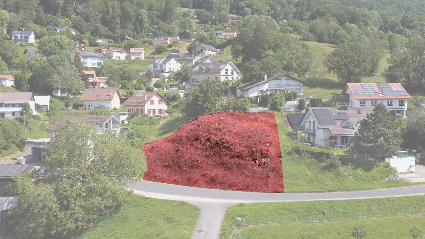 Terrain constructible à vendre - Route De Romairon, 1423 Villars-Burquin