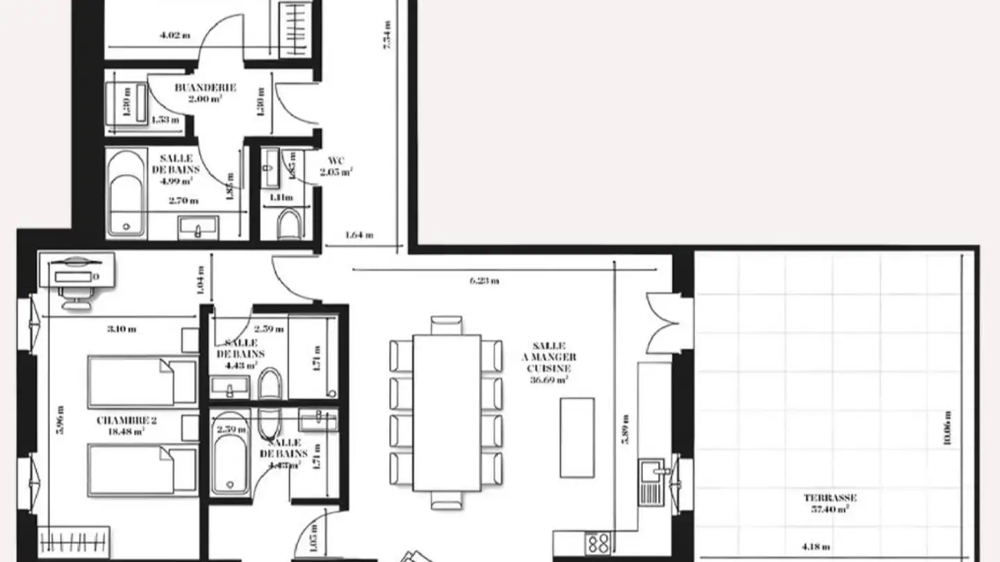 Appartement en terrasse à vendre - 1660 Château-d'Oex - Photo 3