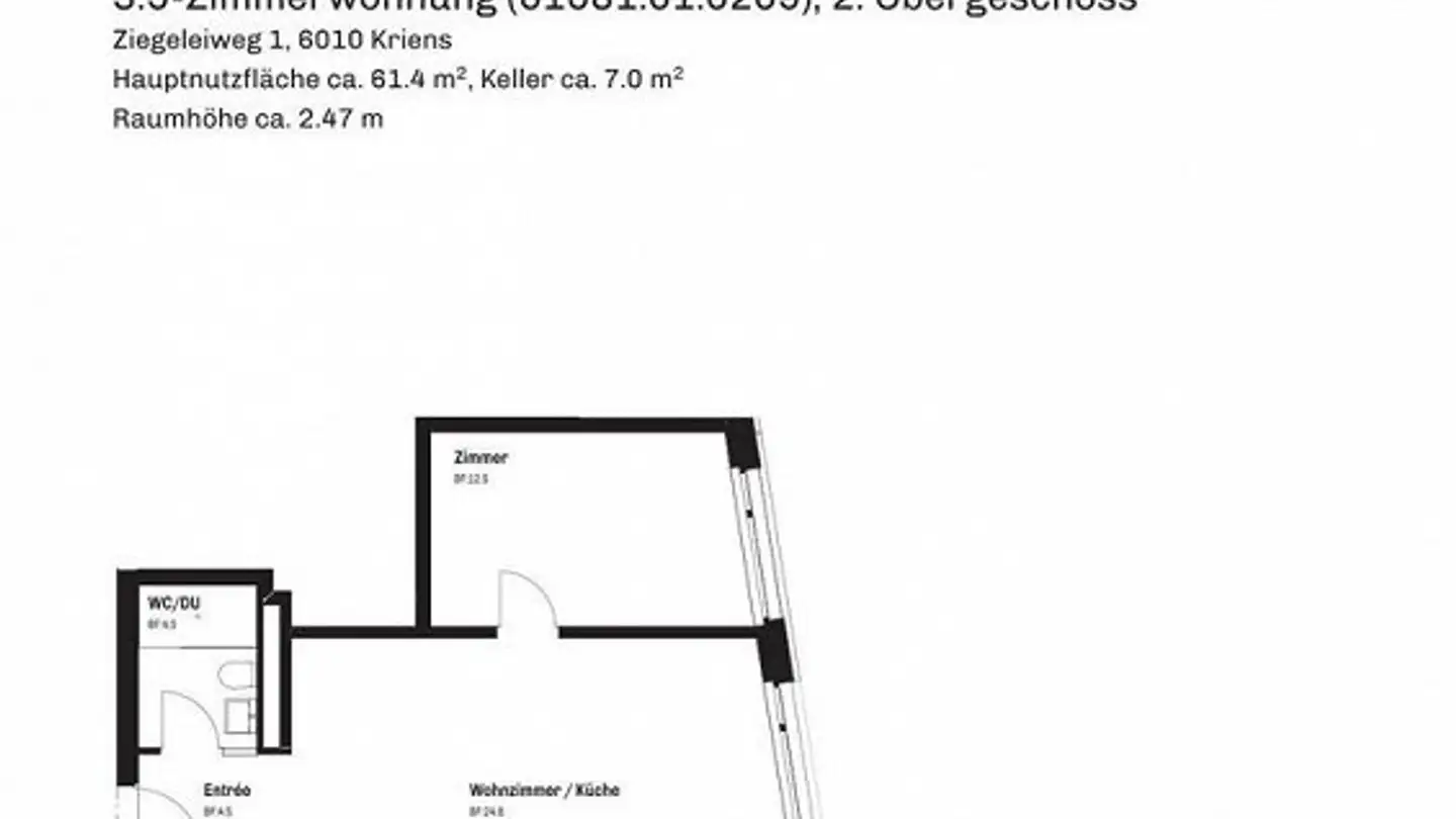 Appartamento in affitto - Ziegeleiweg 1, 6010 Kriens - Foto 2