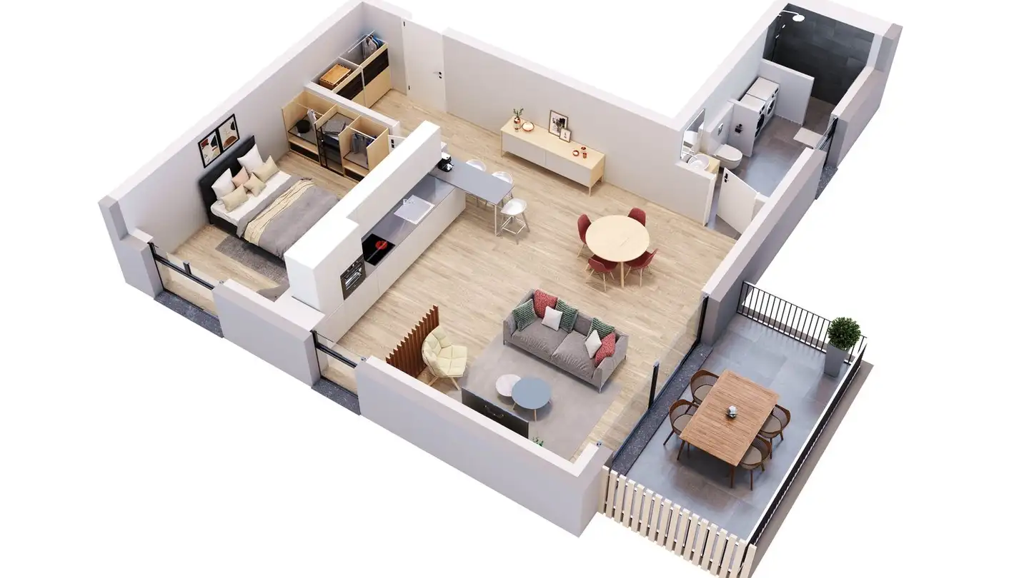 Appartamento in affitto - Rue Du 16 Mars 17, 2732 Reconvilier - Photo 4