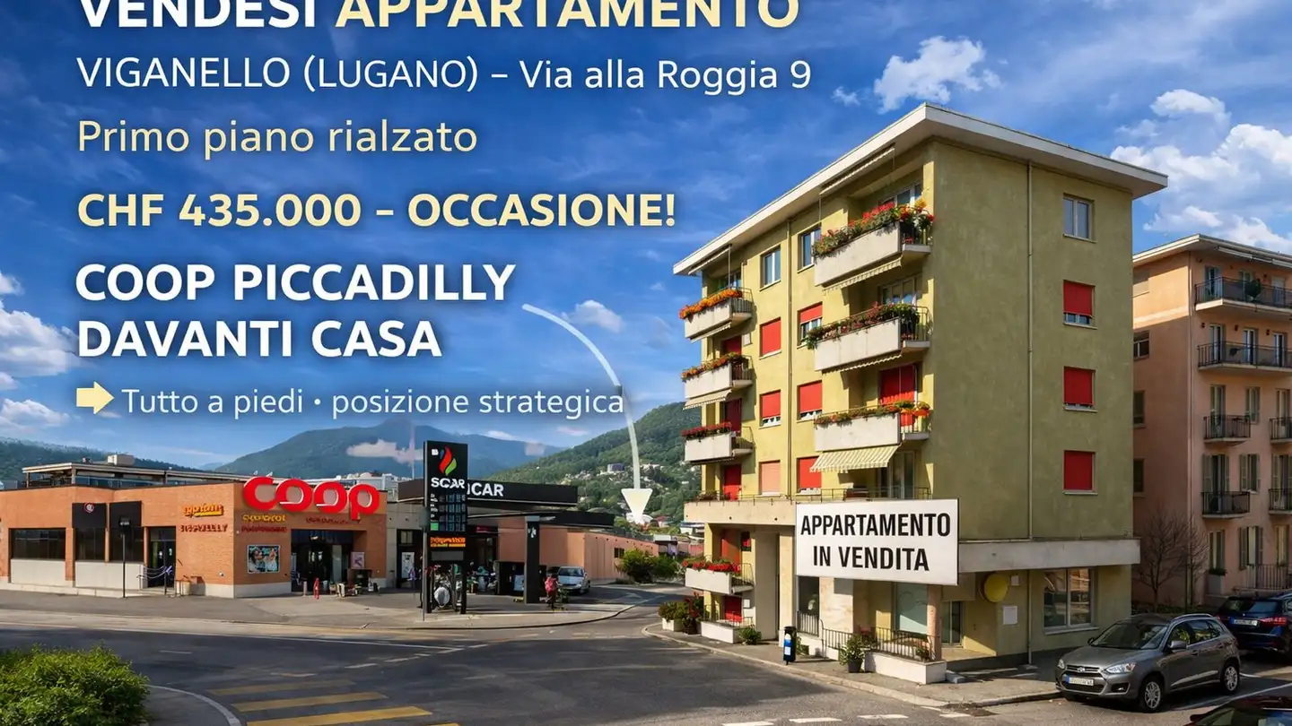 Appartement à vendre - Via Alla Roggia 9, 6962 Viganello