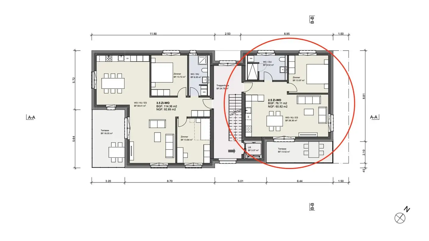 Stepped apartment for sale - Untere Zellstrasse 9, 3970 Salgesch