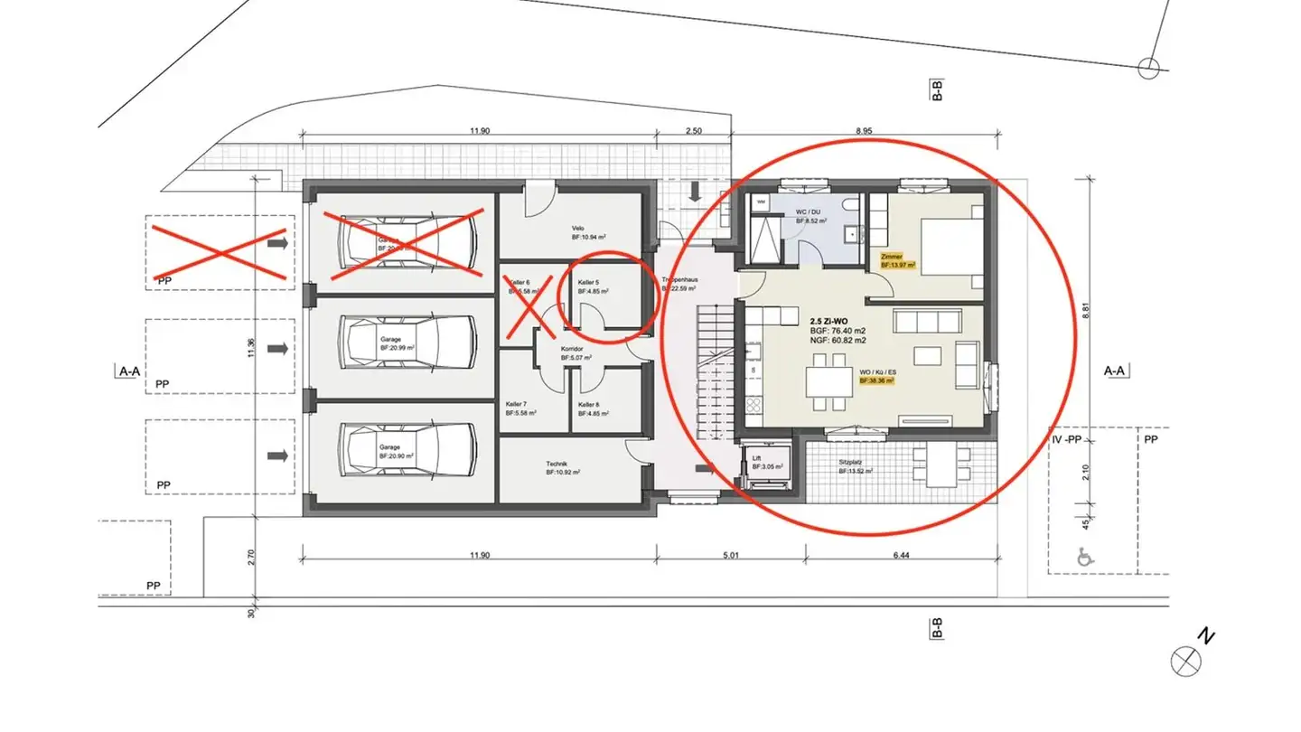 Stepped apartment for sale - Untere Zellstrasse 9, 3970 Salgesch