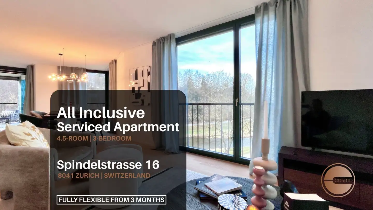 Möblierte Wohnung mieten - Spindelstrasse 16, 8041 Zürich