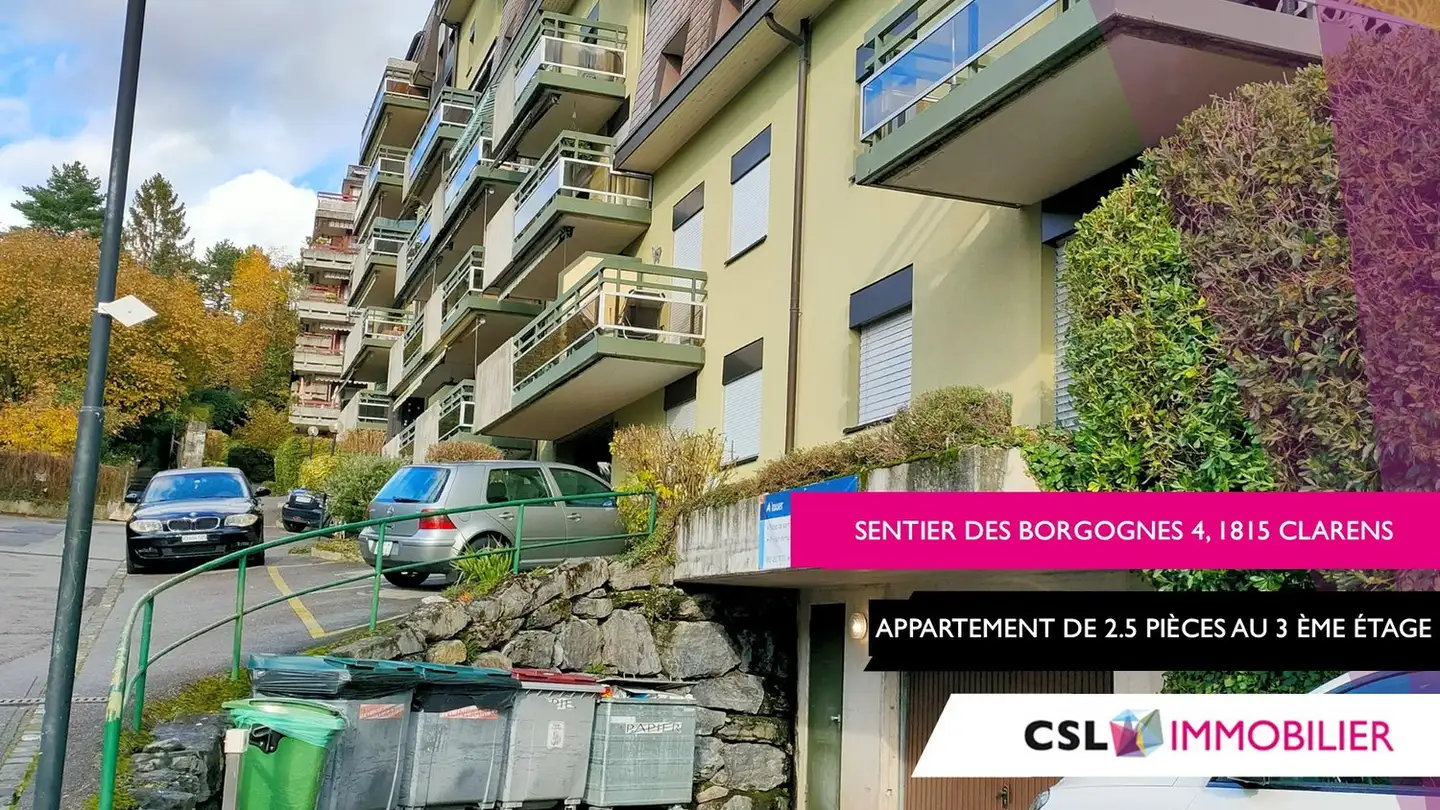 Appartement à louer - Sentier Des Borgognes 2, 1815 Clarens