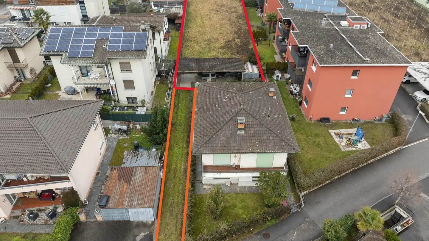 Bauland kaufen - Via Tratto Di Fondo 7, 6596 Gordola