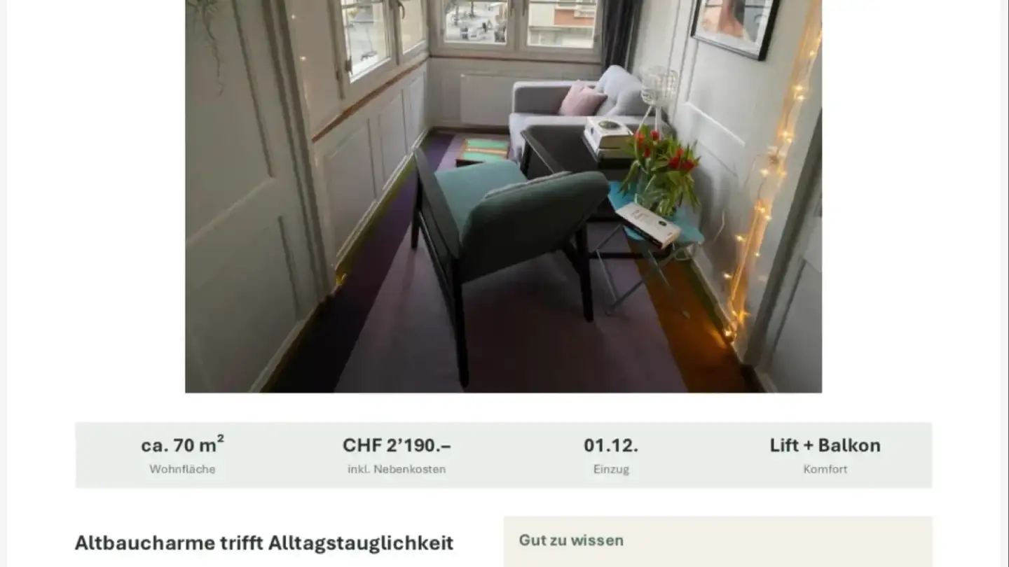 Apartment for rent - Metzggasse, 8400 Winterthur
