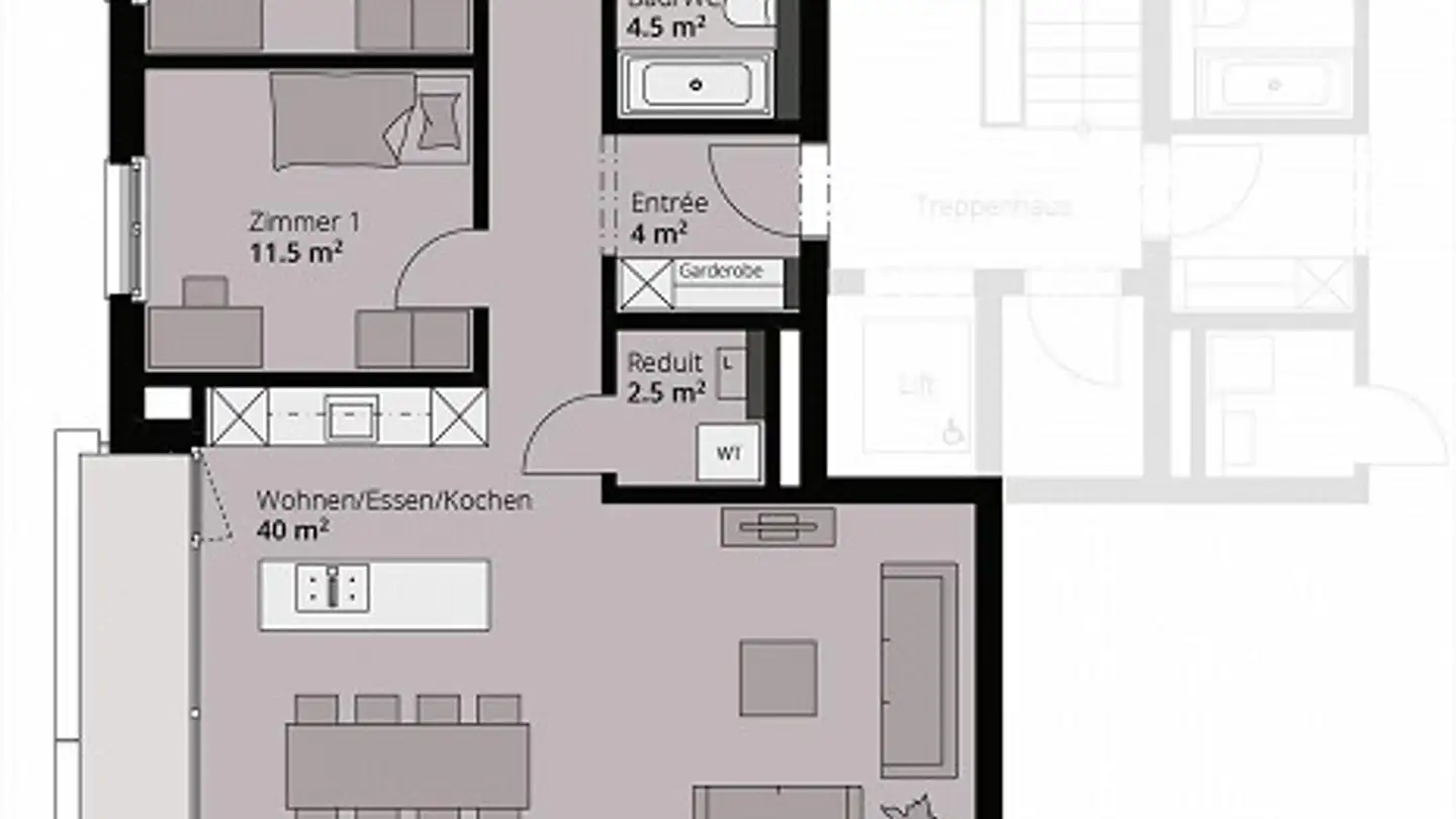 Wohnung kaufen - Oberer Widacher 10, 5525 Fischbach-Göslikon - Foto 4