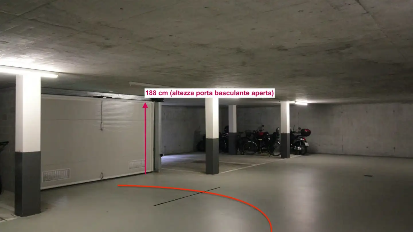 Parcheggio sotterraneo in affitto - Via Besso 66, 6900 Massagno - Foto 3
