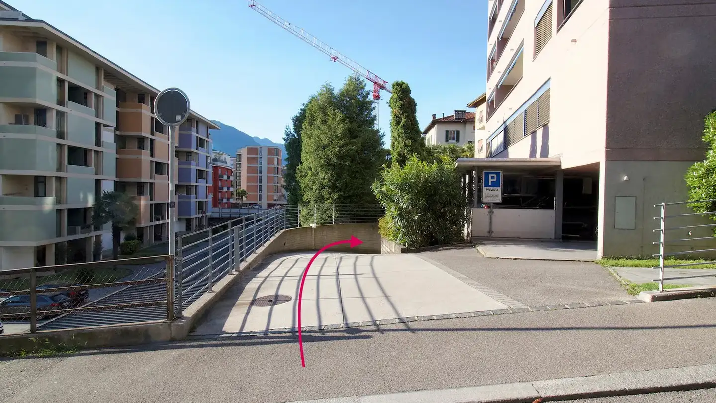 Parcheggio sotterraneo in affitto - Via Besso 66, 6900 Massagno