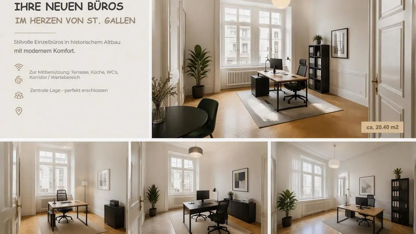 Spazio ufficio in affitto - Zwinglistrasse 3, 9000 St. Gallen