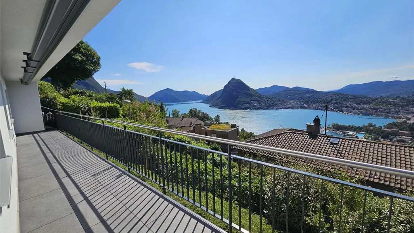 Appartement à louer - Via Aldesago 28, 6974 Aldesago