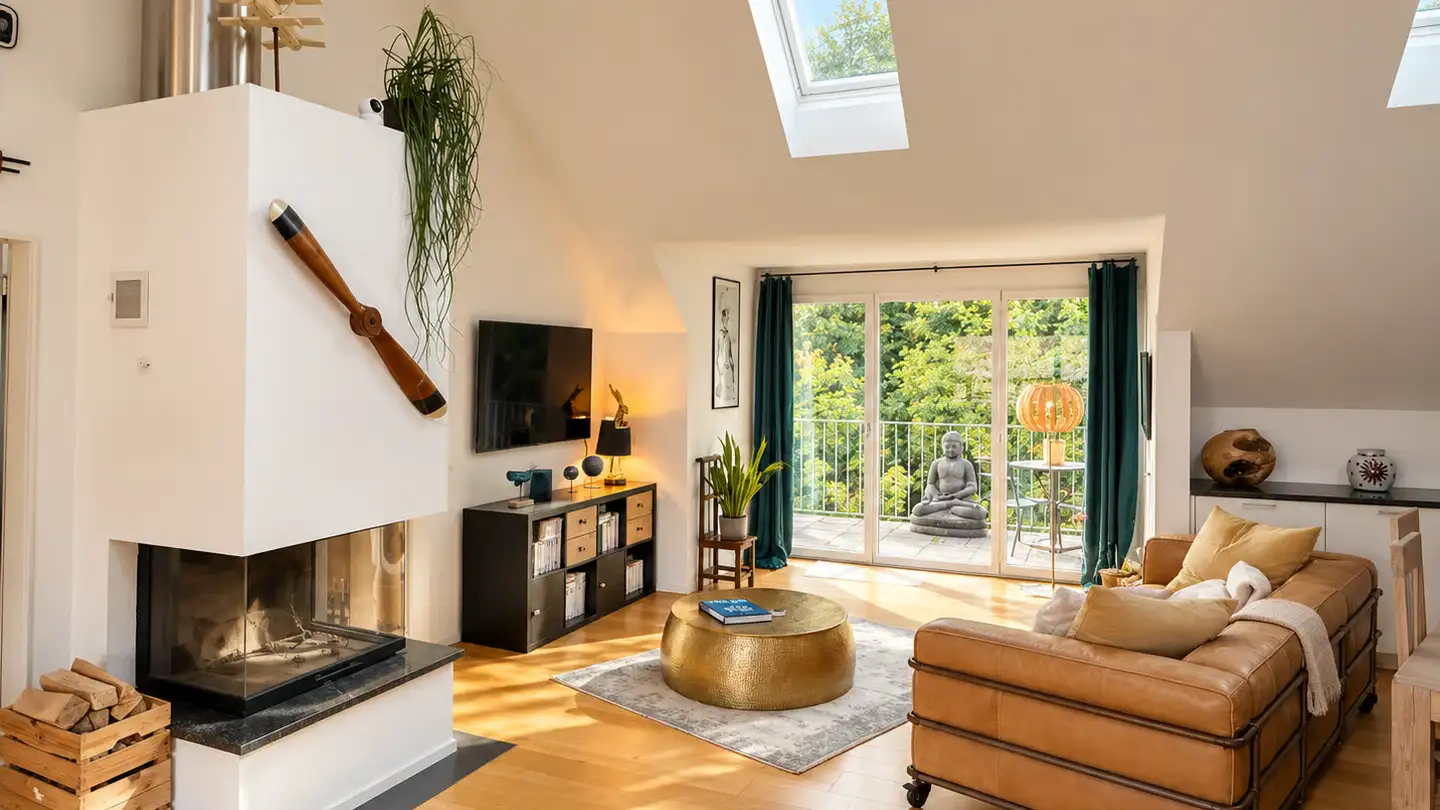 Dachgeschosswohnung mieten - Mühleweg 9, 8135 Langnau am Albis