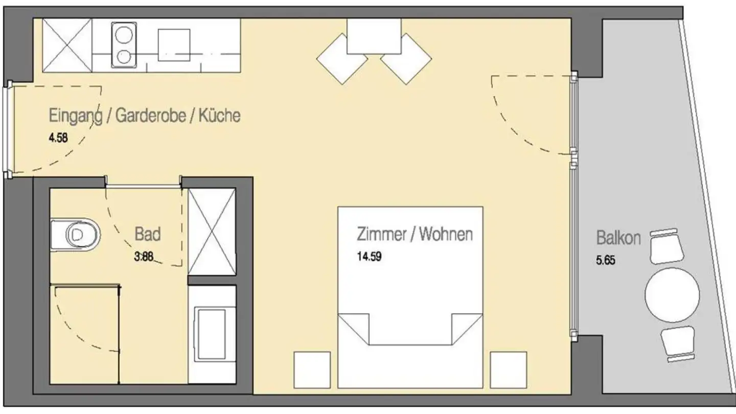 Appartamento in affitto - Schützenstrasse 34, 8280 Kreuzlingen - Photo 3
