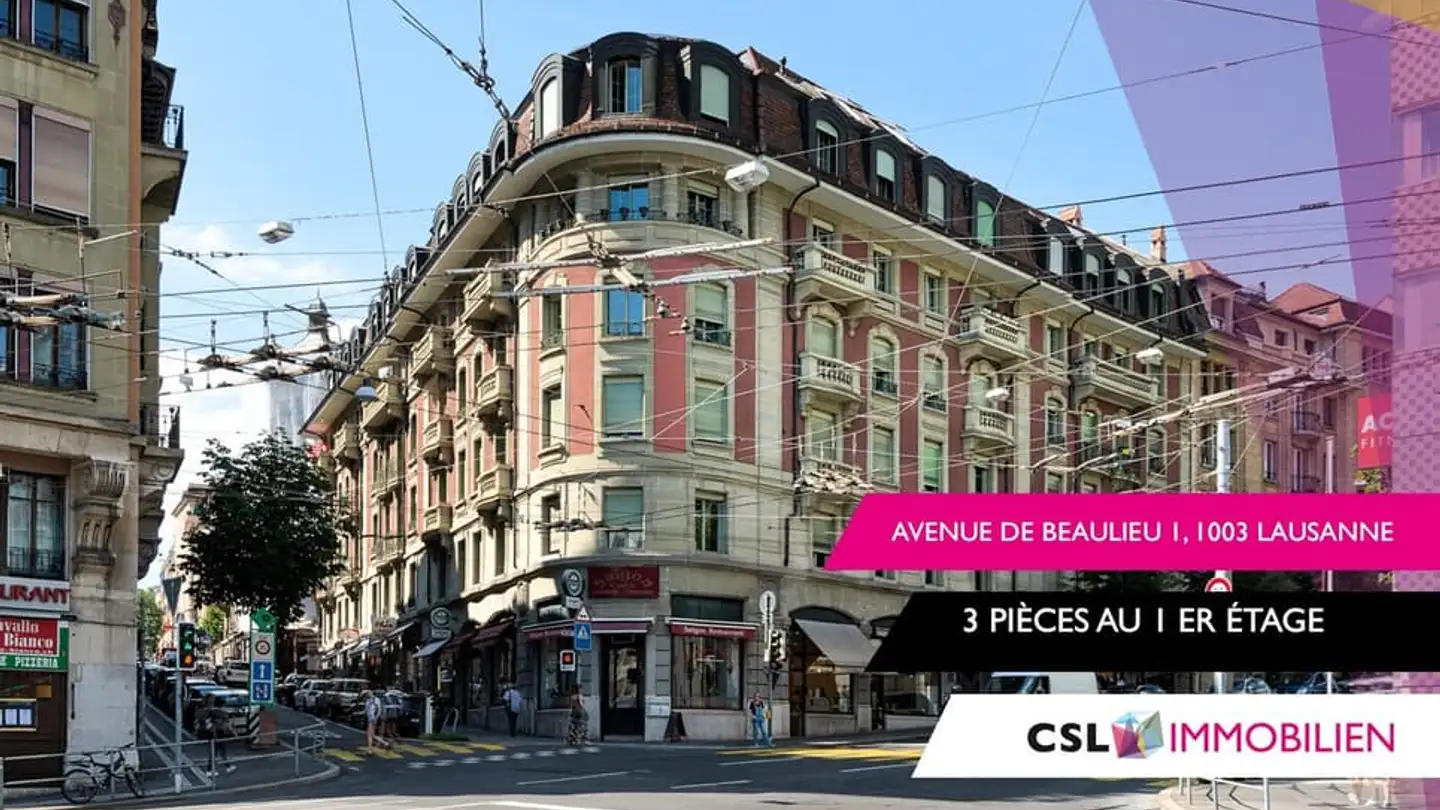 Appartement à louer - Avenue De Beaulieu 1, 1004 Lausanne