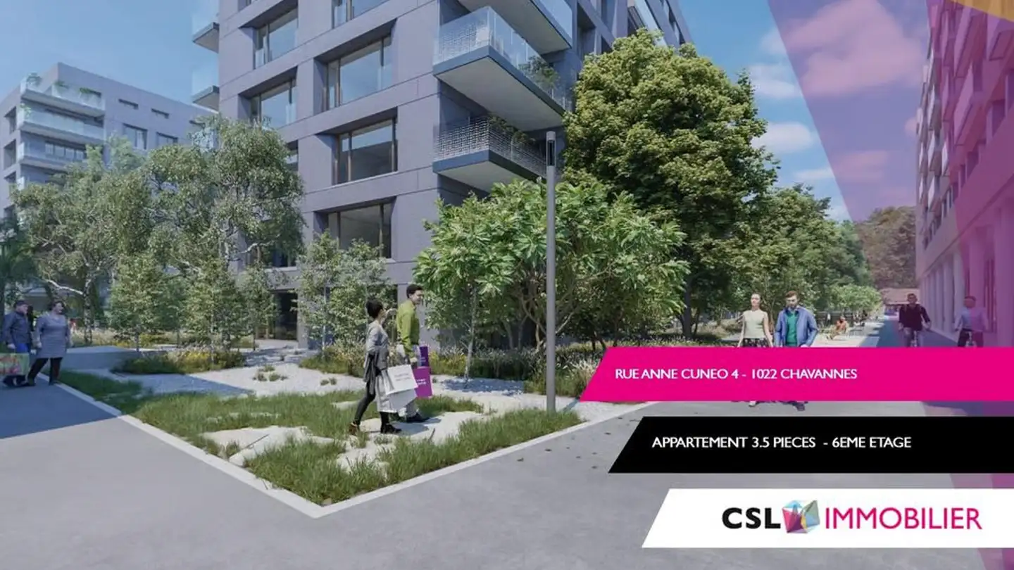 Appartamento in affitto - Rue Anne Cunéo 4, 1022 Chavannes-près-Renens