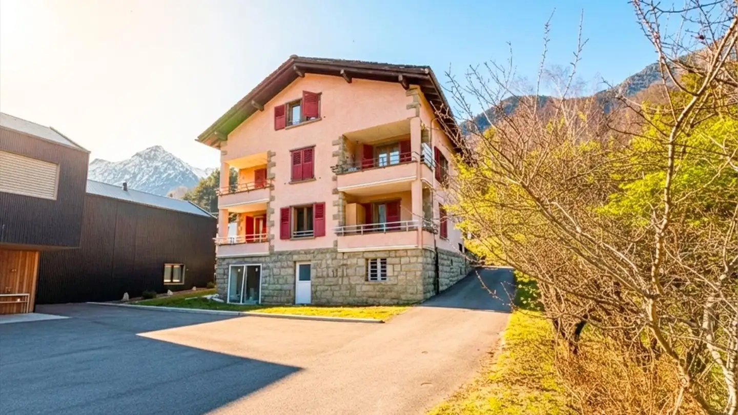 Mehrfamilienhaus kaufen - Route De La Vallée, 1937 Orsières