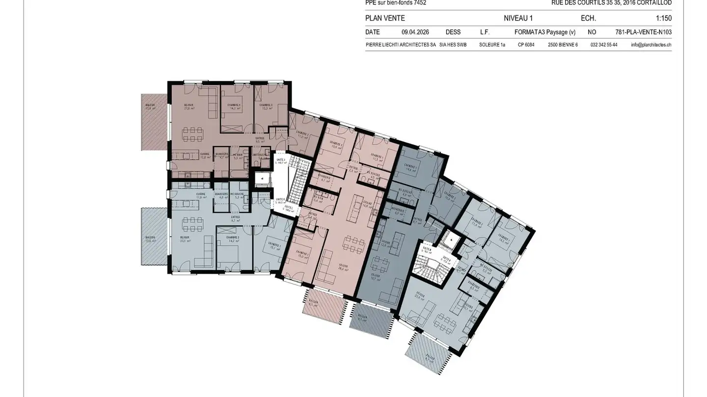 Appartement à vendre - Rue Des Courtils 35, 2016 Cortaillod - Photo 3