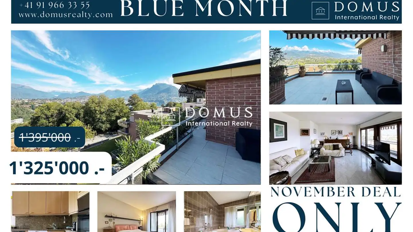 Penthouse for sale - Via Carona, 6912 Pazzallo