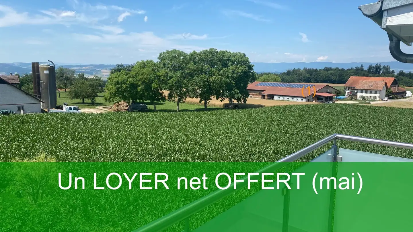 Apartment for rent - Route de Mannens, 1775 Grandsivaz