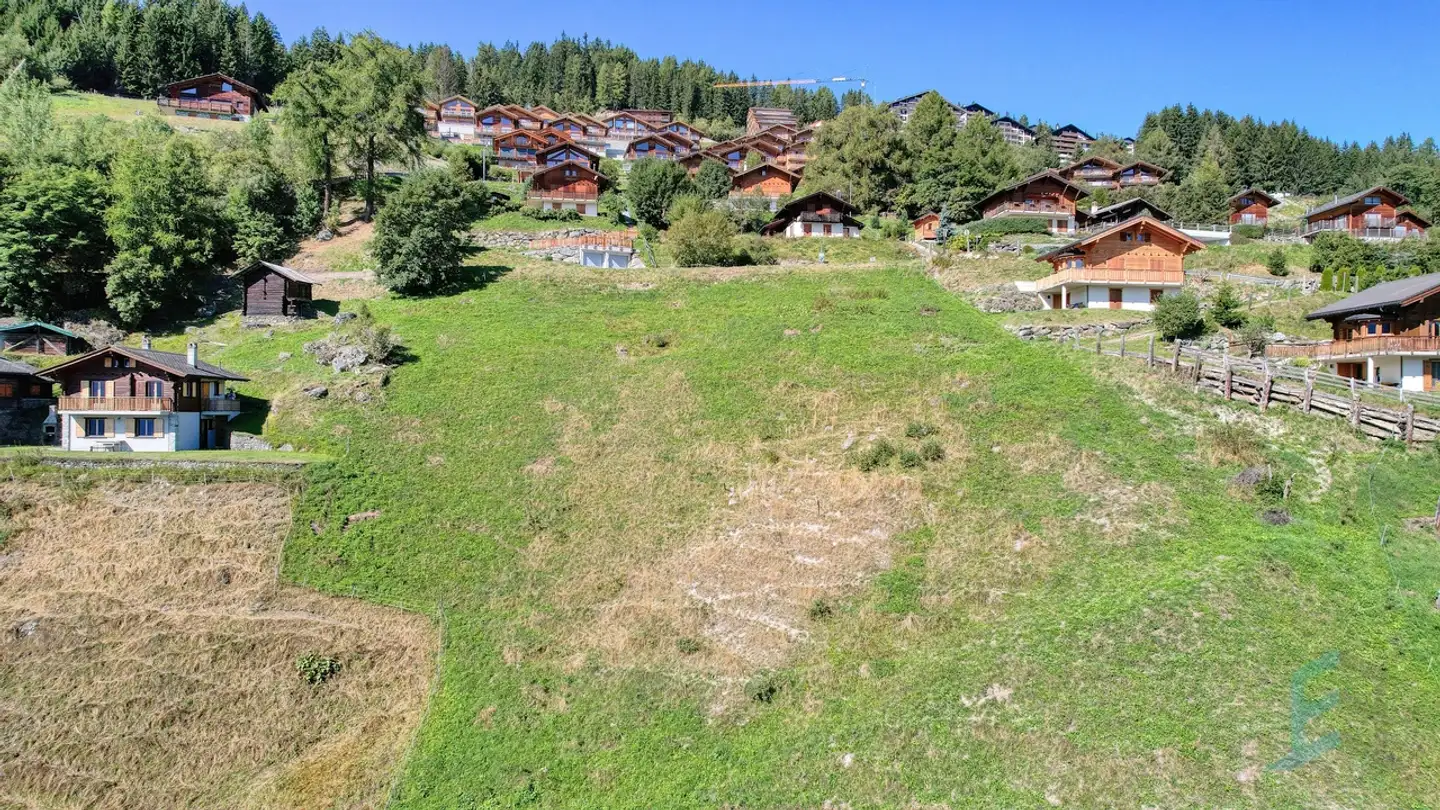 Constructible plot for sale - Chemin Du Tunnel 22, 1987 Hérémence