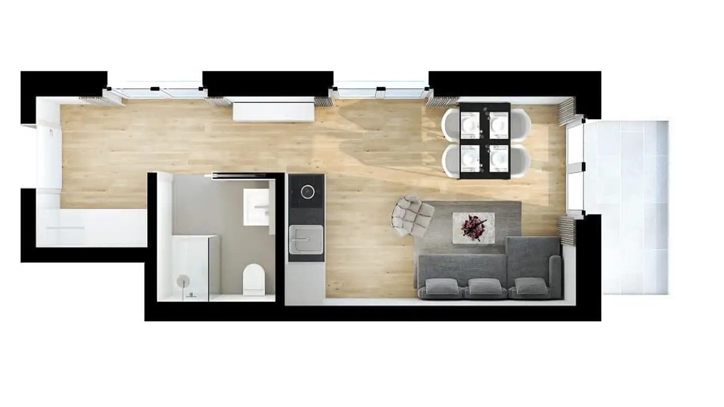 Wohnung mieten - Meiershofstrasse 9b, 8600 Dübendorf