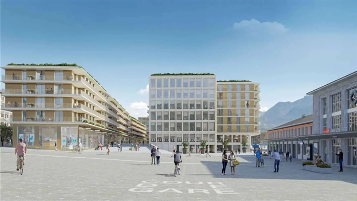 Wohnung mieten - Cour De La Gare 1, 1950 Sion