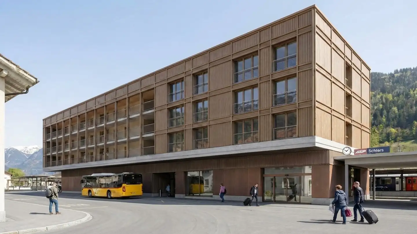 Commercial à louer - Bahnhofstrasse 13, 7220 Schiers
